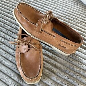 Gander Mountain Deck Leather Boat Shoes Men US size 13 M